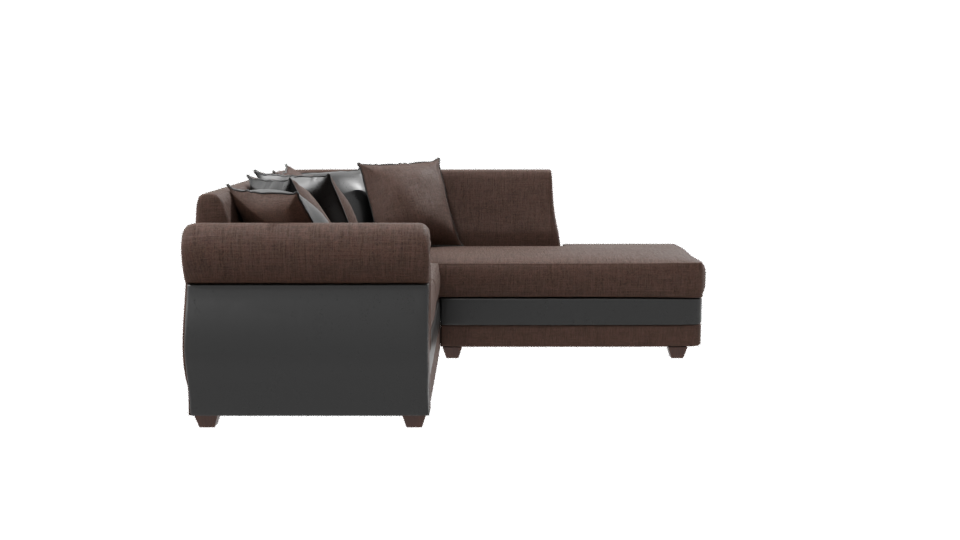 Stylish Modern Sectional Sofa 3D Model - Professional 3D Model Render 8