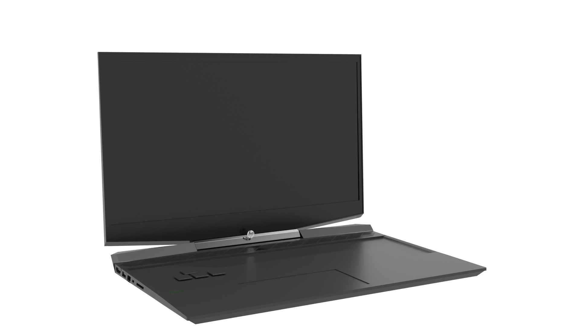 Sleek Gaming Laptop Model - Professional 3D Model Render 10
