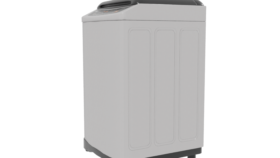 Stylish Household Washing Machine 3D - Professional 3D Model Render 13