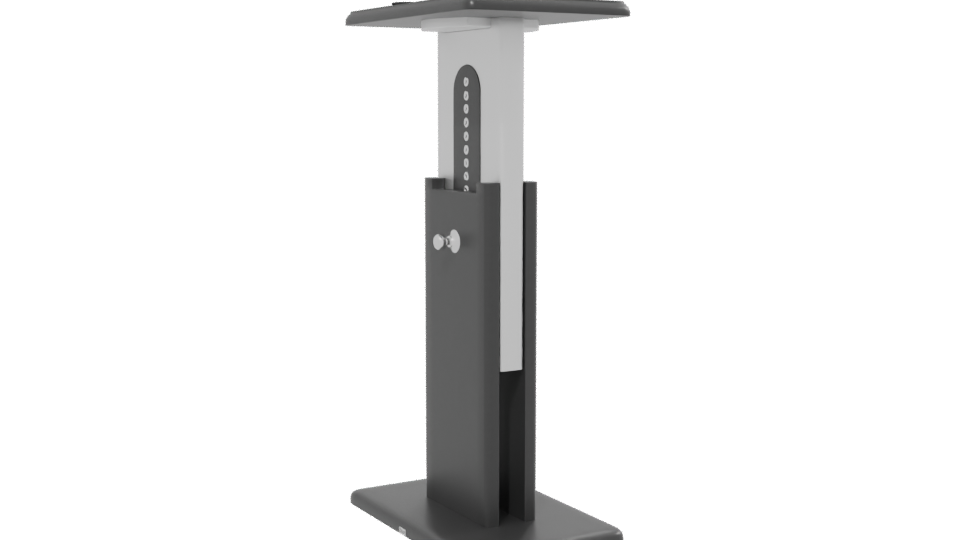 Stylish Minimalist Desk Stand 3D - Professional 3D Model Render 13