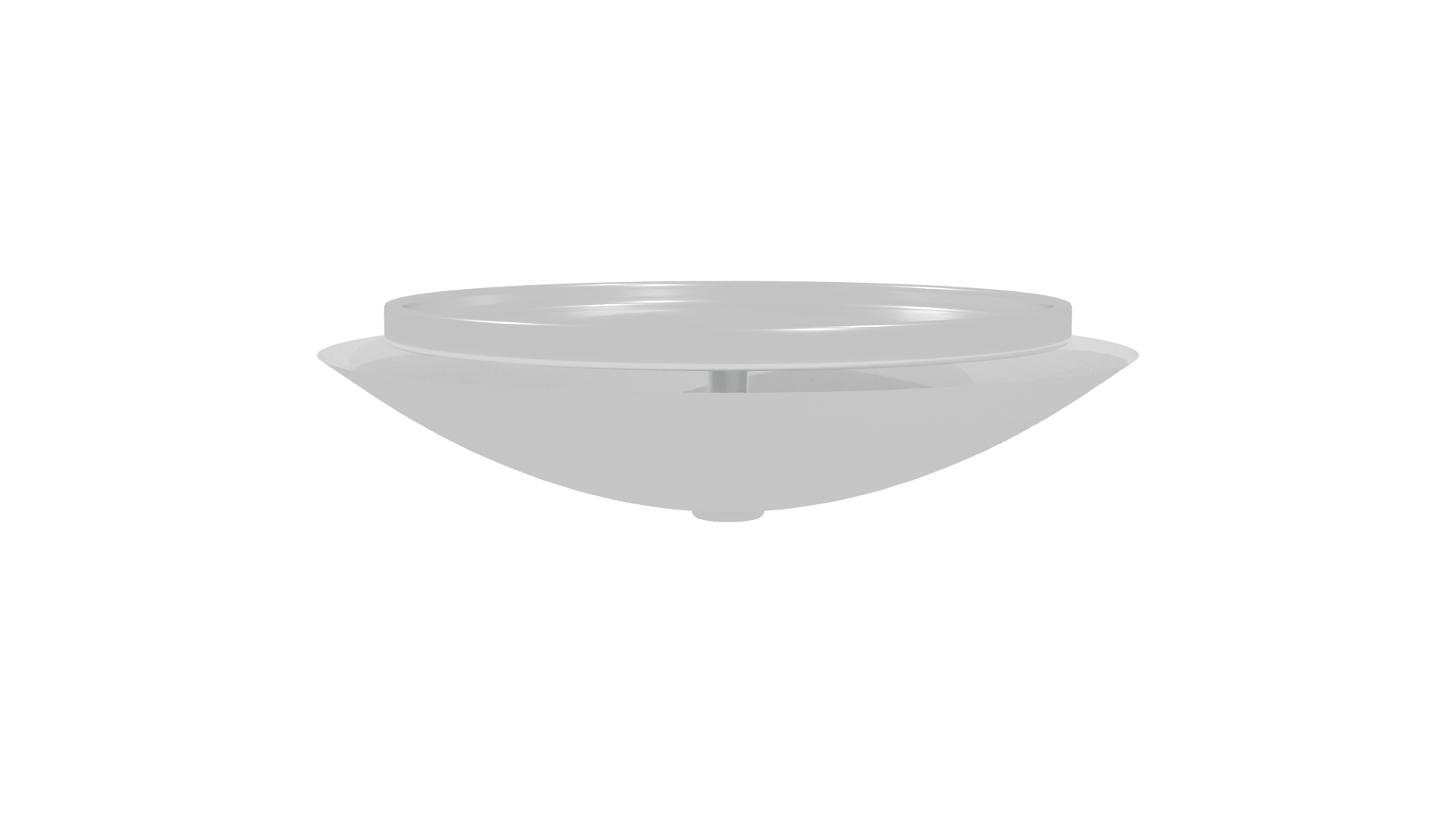 Stylish Round Metal Tray 3D - Professional 3D Model Render 4