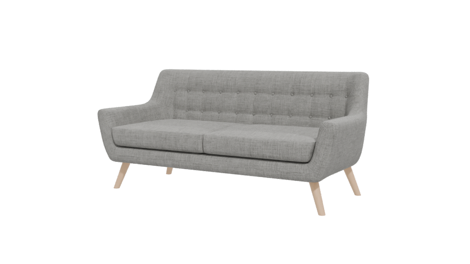 Modern Two-Seat Sofa 3D - Professional 3D Model Render 12