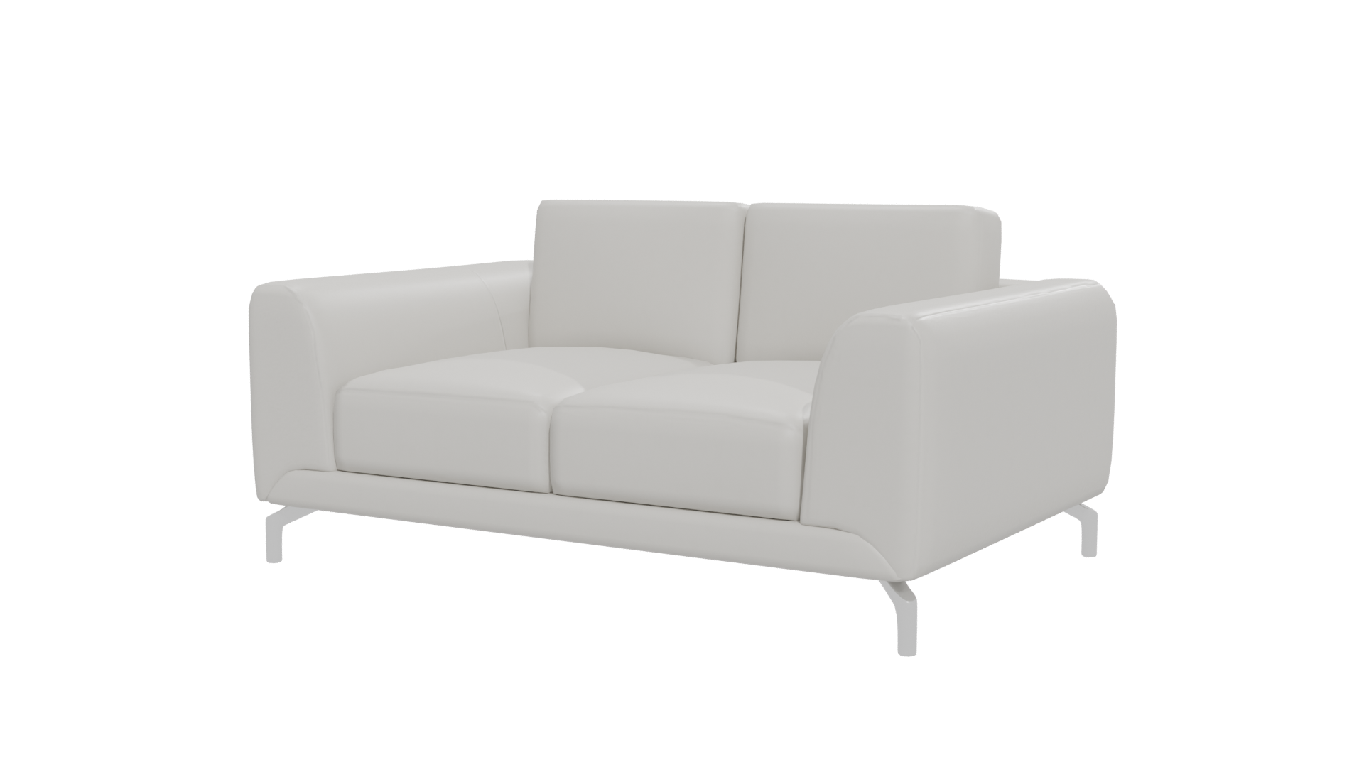 Minimalist White Sofa 3D Model - Professional 3D Model Render 12