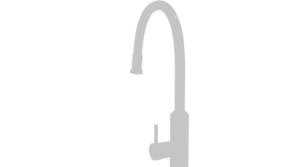 Sleek Modern Faucet 3D Model - Professional 3D Model Render 4