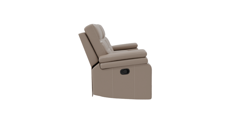 Stylish Reclining Sofa 3D Model - Professional 3D Model Render 8