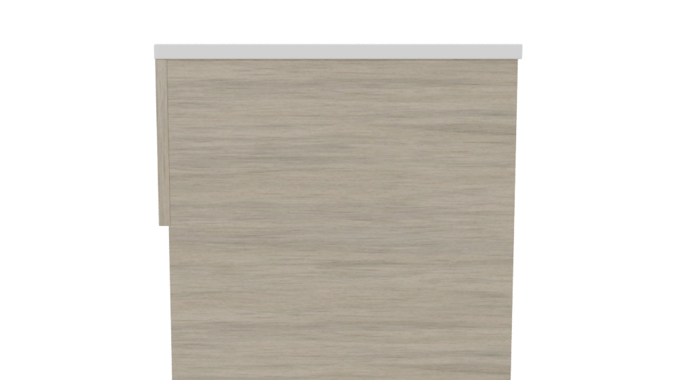 Modern Wooden Bathroom Vanity 3D - Professional 3D Model Render 2