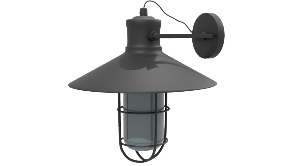 Industrial Hanging Lantern 3D Model - Professional 3D Model Render 13