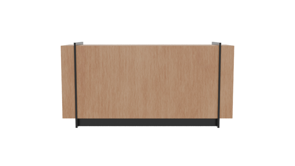 Stylish Wooden Storage Cabinet 3D - Professional 3D Model Render 5