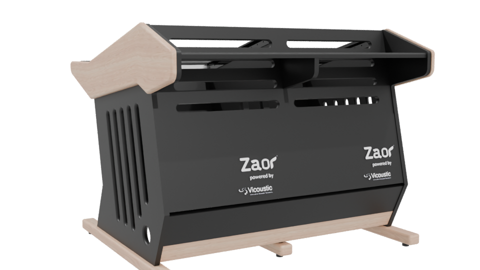 Modern Black Console Table 3D - Professional 3D Model Render 4