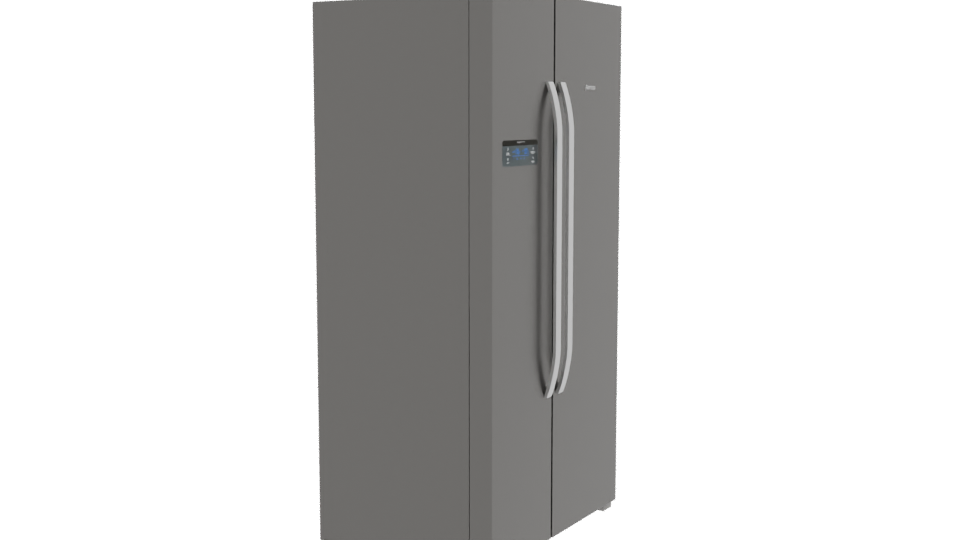 Sleek Modern Refrigerator 3D Model - Professional 3D Model Render 9