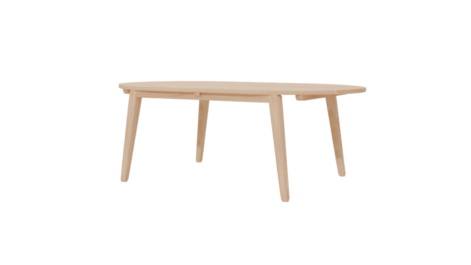 Bergen Acacia Coffee Table 3D - Professional 3D Model Render 6