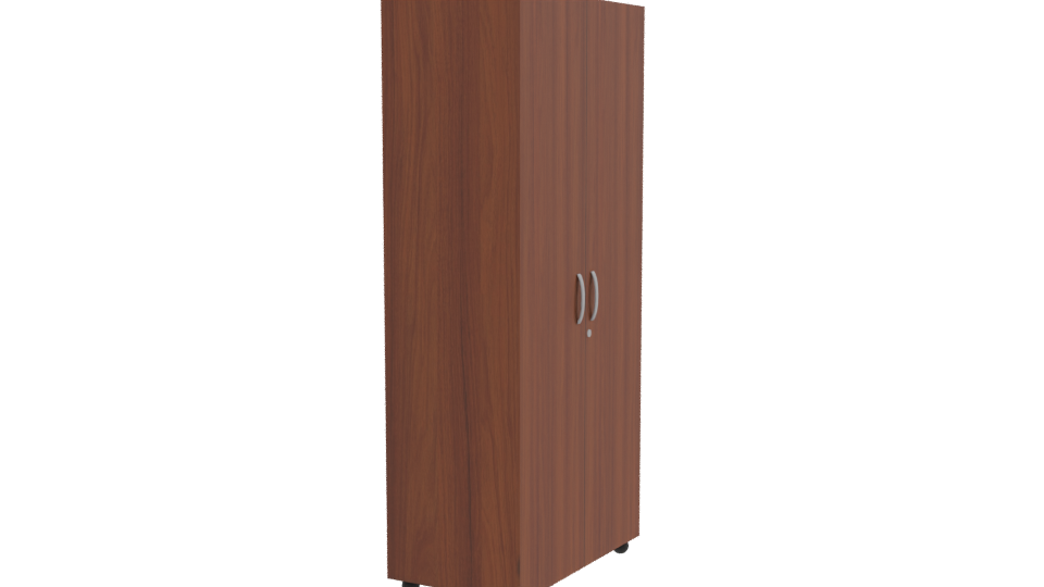 Stylish Wooden Storage Cabinet 3D - Professional 3D Model Render 9
