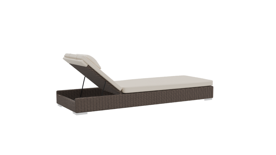 Stylish Outdoor Lounge Chair 3D - Professional 3D Model Render 10