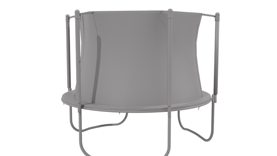 Outdoor Safety Trampoline Model 3D - Professional 3D Model Render 2