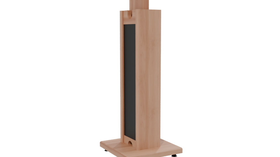 Stylish Wooden Side Table Model - Professional 3D Model Render 13