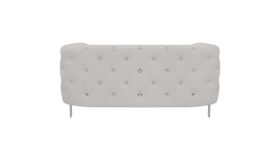 Elegant Sofa with Gold Accents - Professional 3D Model Render 5