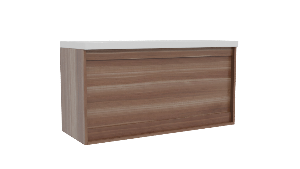 Modern Double Sink Vanity 3D Model - Professional 3D Model Render 4