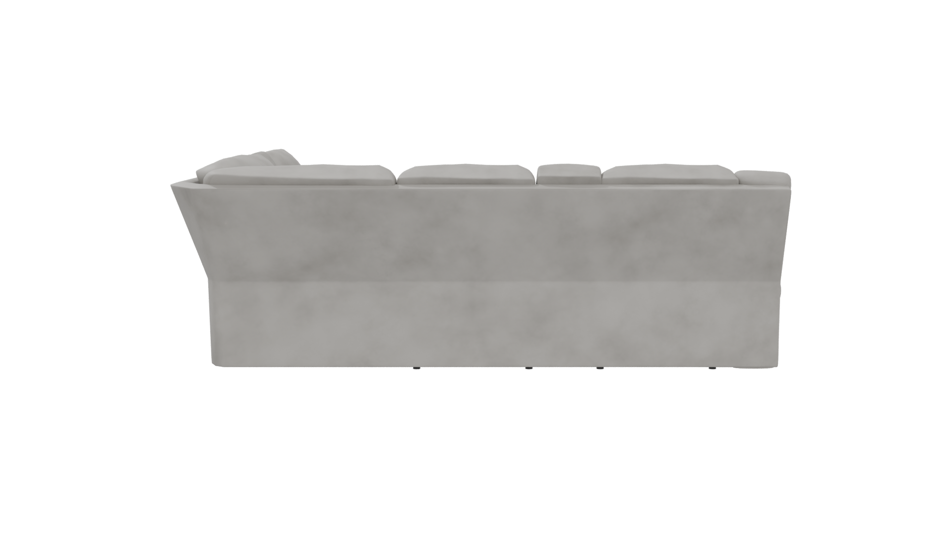 Contemporary L-Shaped Sofa Model - Professional 3D Model Render 5