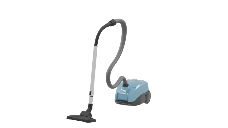 Compact Portable Vacuum Cleaner 3D Model - Professional 3D Model Render 9