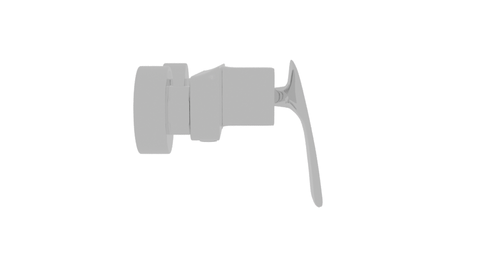 Stylish Chrome Faucet Model 3D - Professional 3D Model Render 8