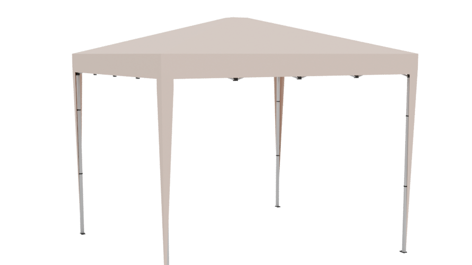 Stylish Outdoor Canopy Tent 3D Model - Professional 3D Model Render 4