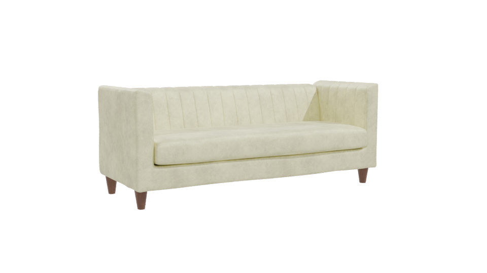 Stylish Modern Fabric Sofa 3D - Professional 3D Model Render 10