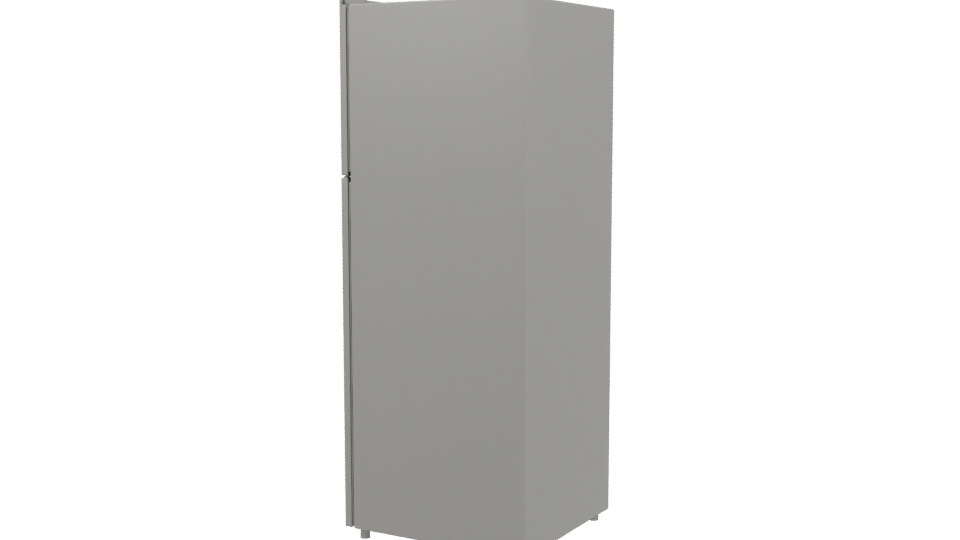 Sleek Refrigerator Model 3D - Professional 3D Model Render 3