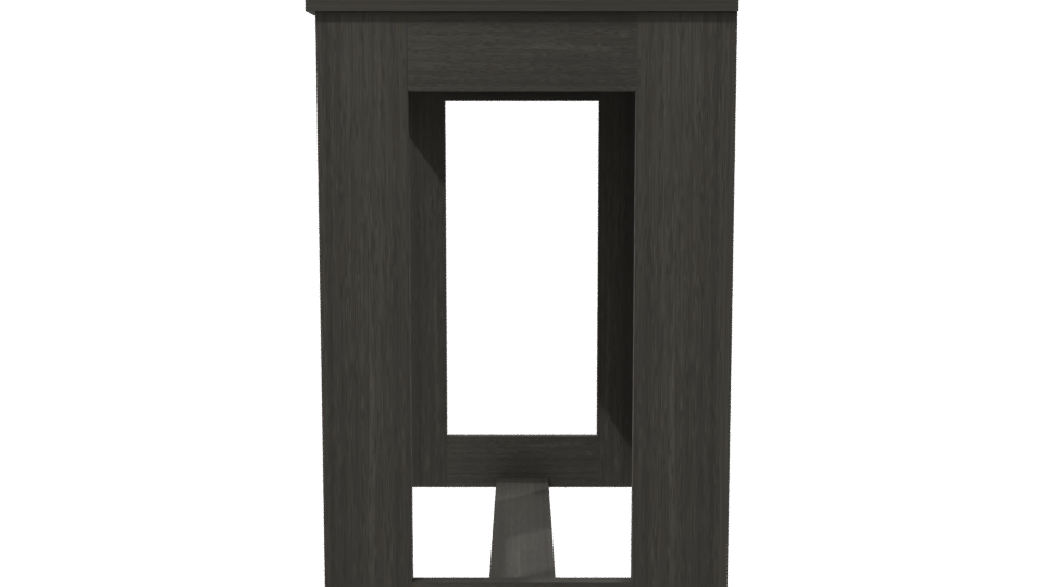 Sleek Modern Writing Desk 3D Model - Professional 3D Model Render 2