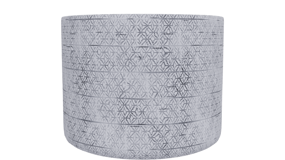 Elegant Decorative Pot 3D Model - Professional 3D Model Render 12