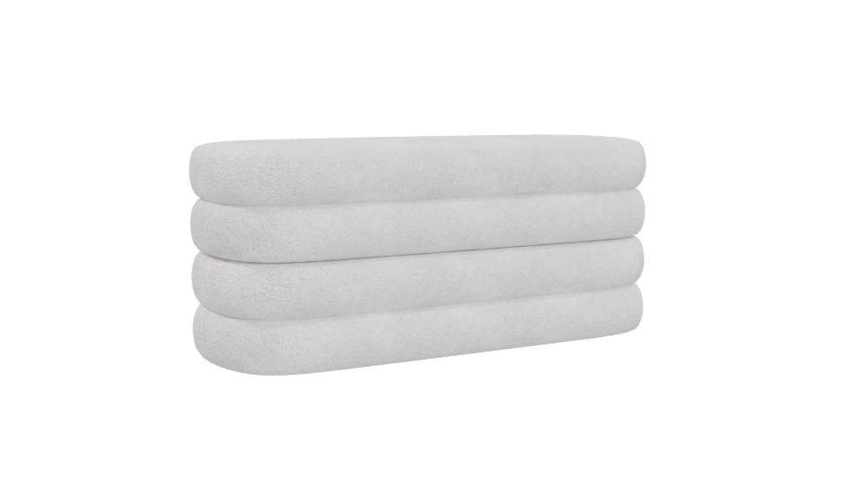 Soft Textured Pillow Set 3D - Professional 3D Model Render 4