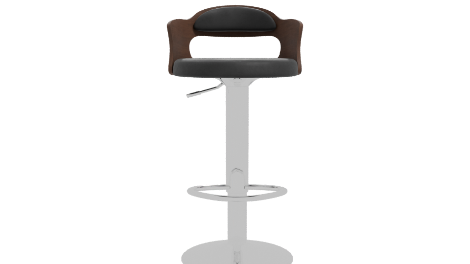 Stylish Adjustable Bar Stool 3D - Professional 3D Model Render 11