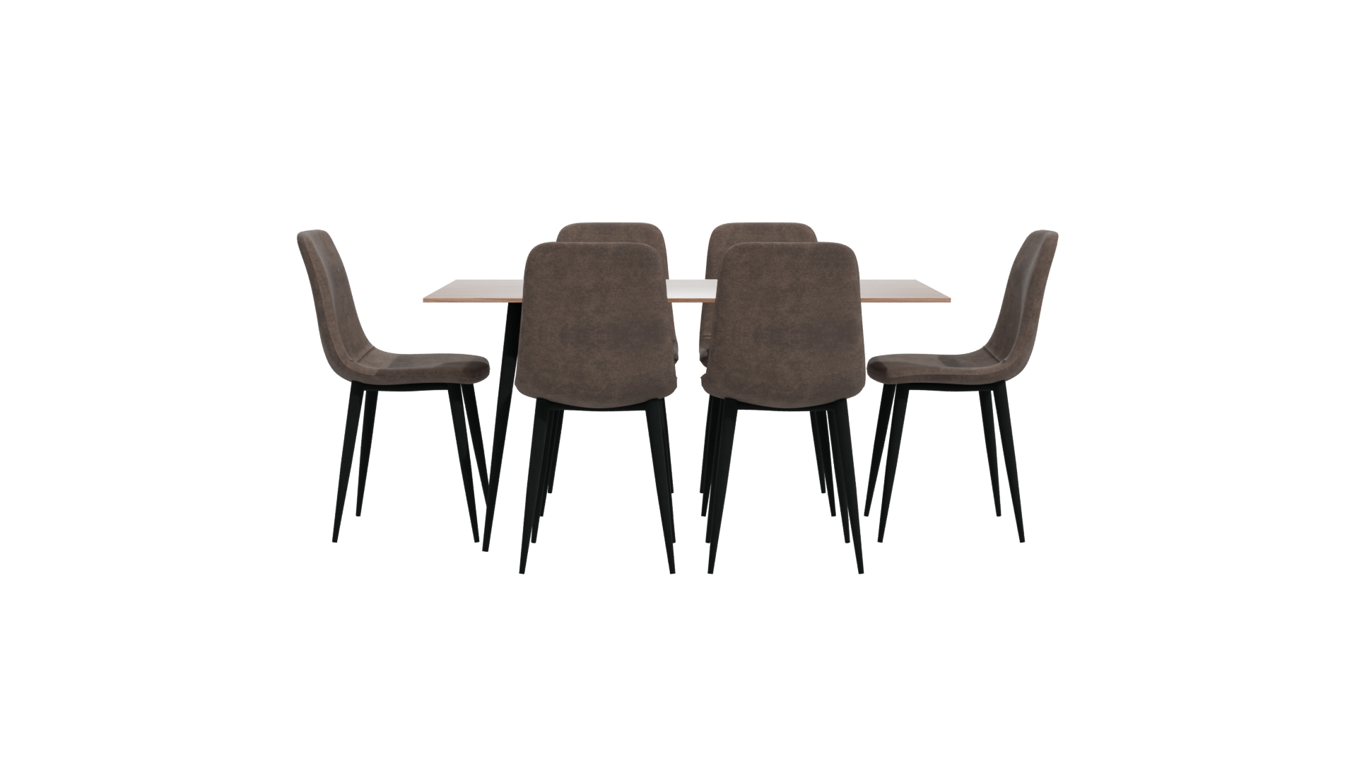 Stylish Modern Dining Set 3D - Professional 3D Model Render 11