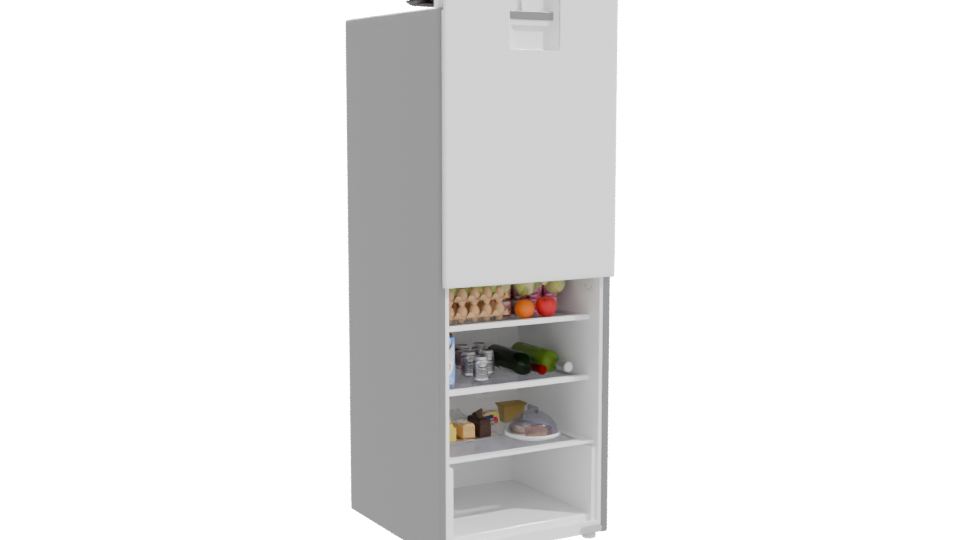 SAMSUNG Refrigerator 3D Model - Professional 3D Model Render 10