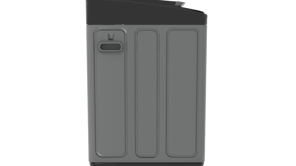 Stylish Top-Loading Washing Machine 3D - Professional 3D Model Render 8