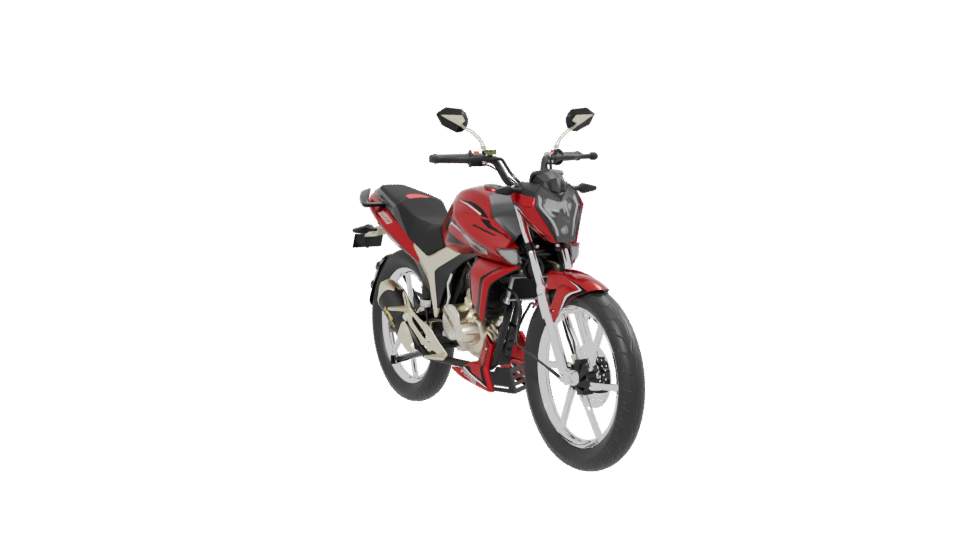 Moto Vento Storm 250cc Motorcycle 3D - Professional 3D Model Render 13