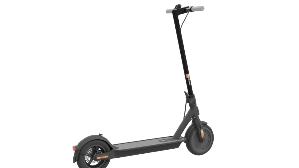 Sleek Modern Electric Scooter 3D Model - Professional 3D Model Render 10