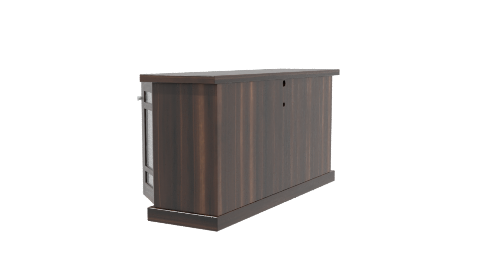 Stylish Wooden Console Table 3D - Professional 3D Model Render 3