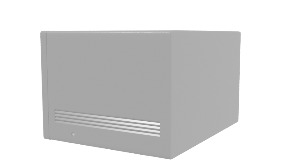 Stylish Household Microwave Model - Professional 3D Model Render 3