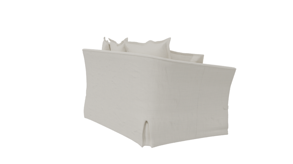 Elegant Fabric Sofa 3D Model - Professional 3D Model Render 7