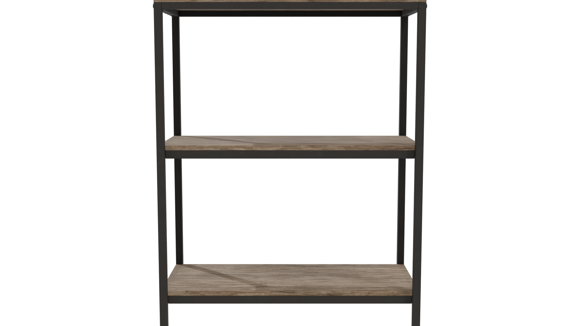 Rustic Industrial Shelf 3D Model - Professional 3D Model Render 5