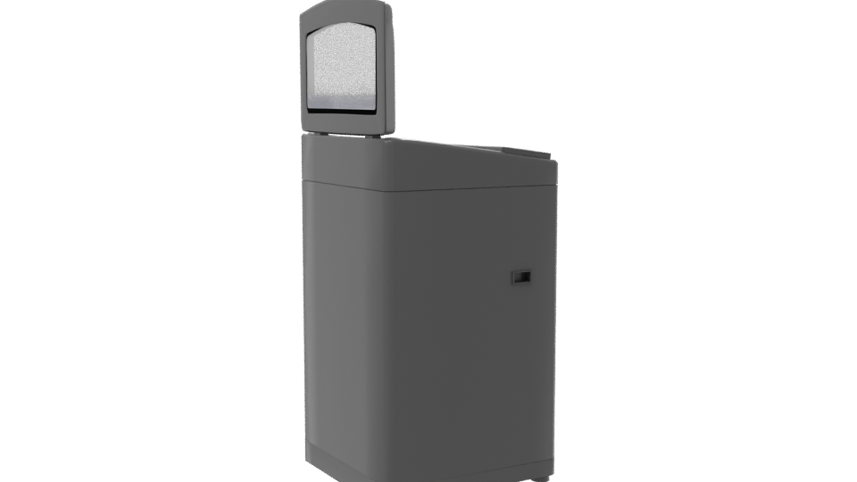 Modern Top-Loading Washing Machine 3D - Professional 3D Model Render 7