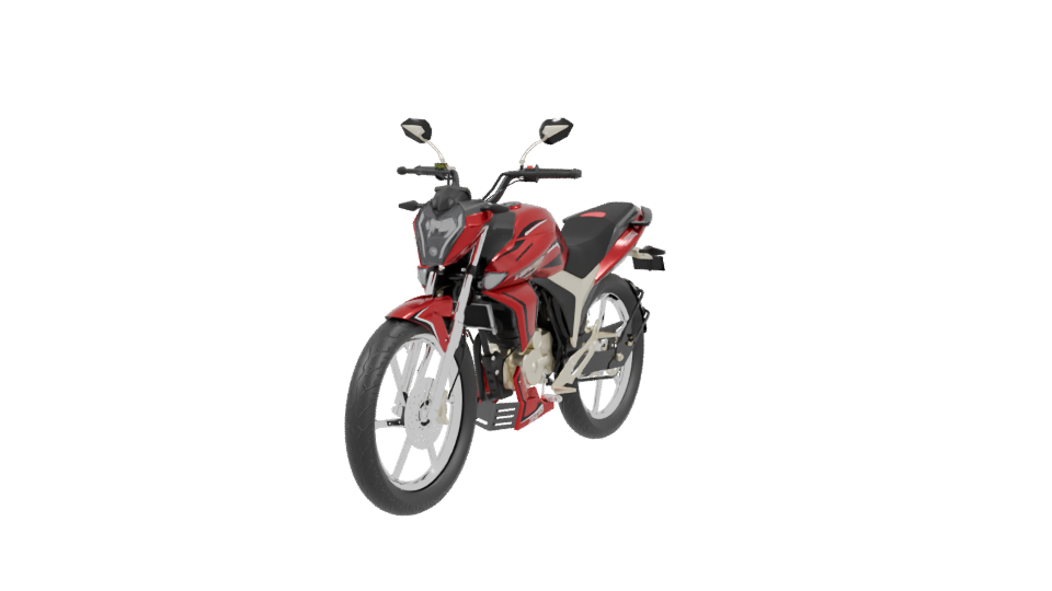 Moto Vento Storm 250cc Motorcycle 3D - Professional 3D Model Render 3