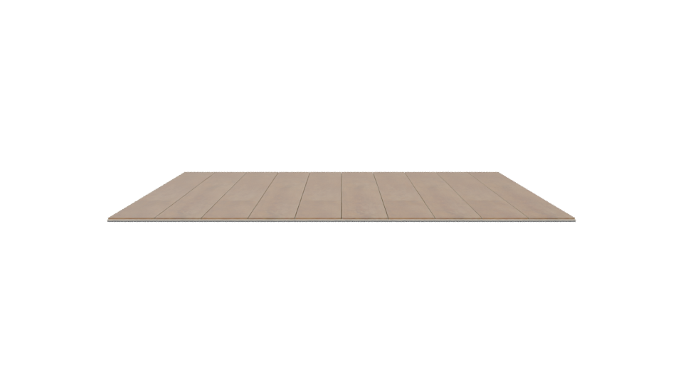 Stylish Wooden Floor Panel 3D Model - Professional 3D Model Render 5