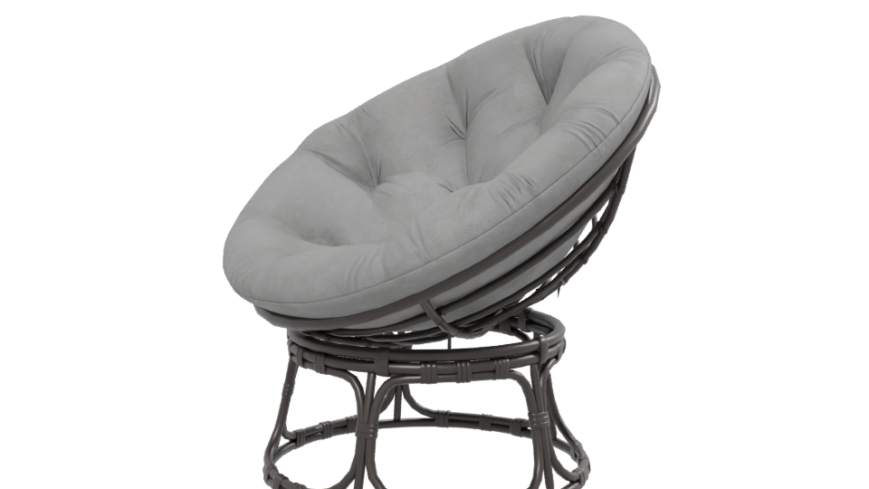 Stylish Fabric Lounge Chair Model - Professional 3D Model Render 13