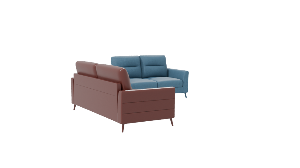 Contemporary Sofa Set 3D Model - Professional 3D Model Render 7