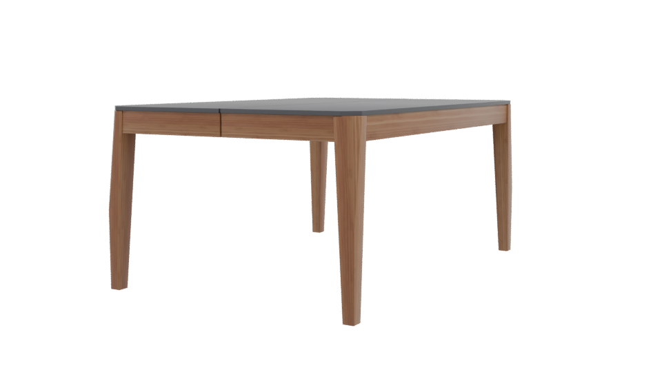 Stylish Wooden Dining Table 3D - Professional 3D Model Render 9