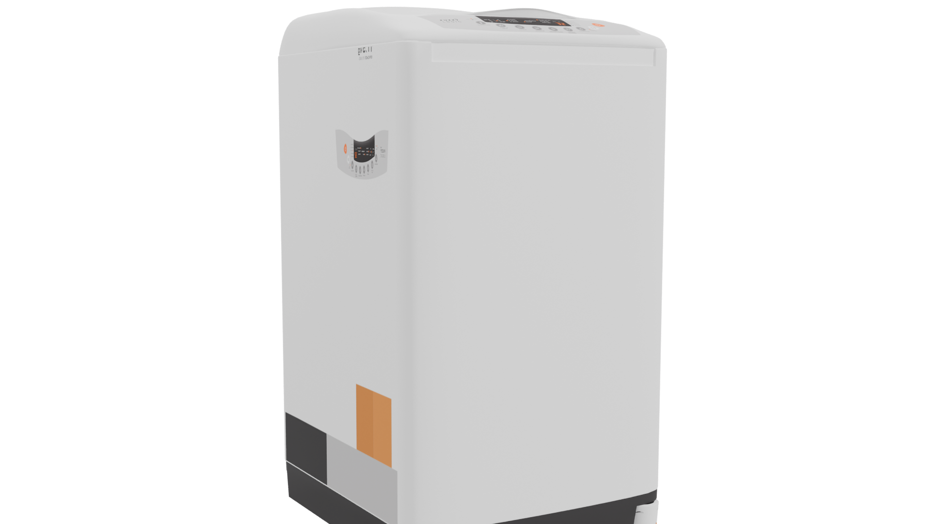 Compact Modern Washing Machine 3D Model - Professional 3D Model Render 10