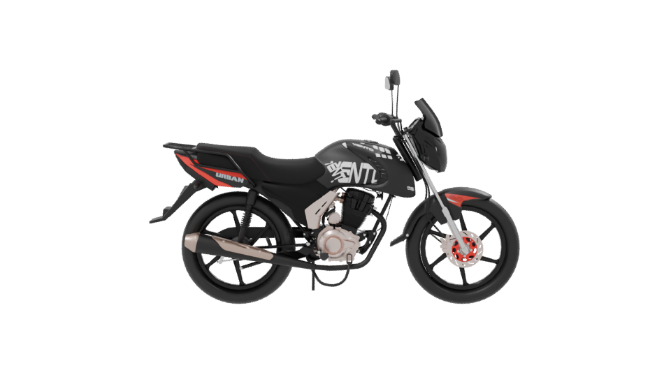 Dynamic Motorcycle 3D Model - Professional 3D Model Render 8