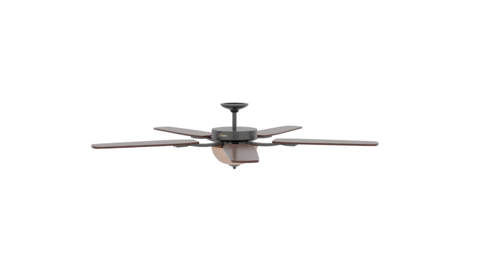 Elegant Ceiling Fan 3D Model - Professional 3D Model Render 12