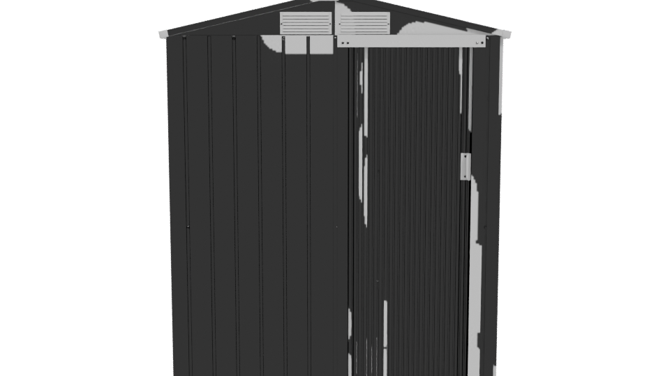 Garden Storage Shed 3D Model - Professional 3D Model Render 11